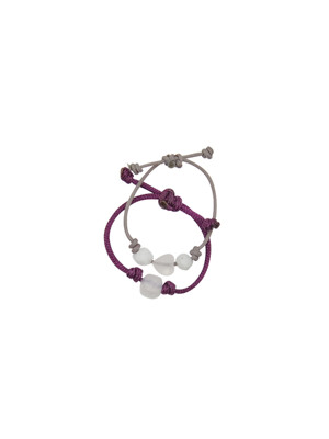 gem string ring set-purple