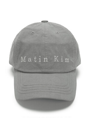 MATIN TYPO BALL CAP IN GREY