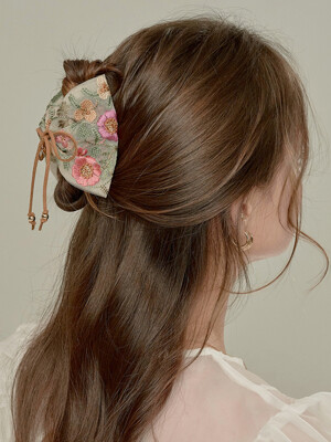 오리엔탈 와일드플라워 헤어클립 (Oriental Wildflower Hair Clip)