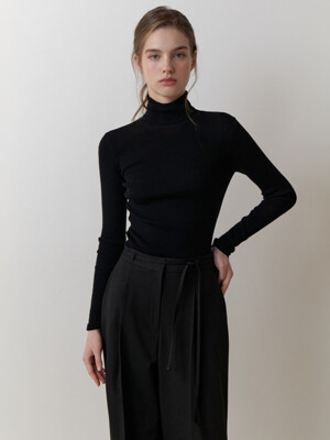 Moyna turtleneck knit (black)