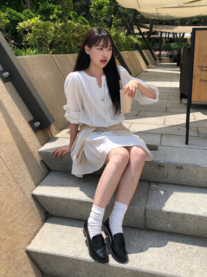 [인플루언서 PICK] 여성용 소가죽 페니로퍼 HS-304_BLACK