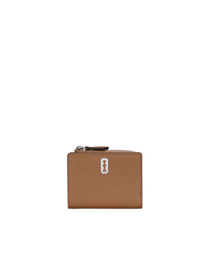 Perfec Flip Half Wallet (퍼펙 플립 반지갑) Caramel Brown