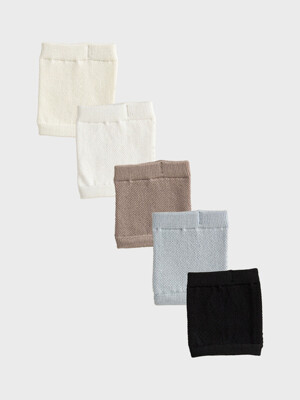 사각 쪼리 뮬 양말 5colors