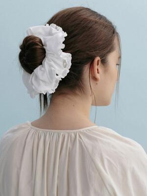 RILIA RUFFLE SCRUNCHIE_2COLORS