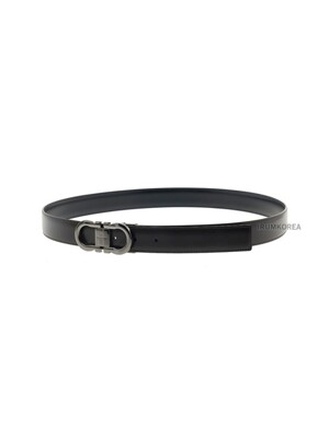 [페라가모] SS25 남성 간치니 리버시블 벨트 67 0326 HICKORY NERO 0770943