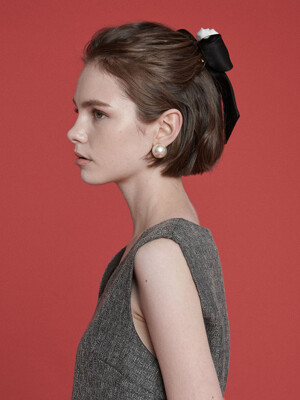 Flower Ribbon Hair Pin