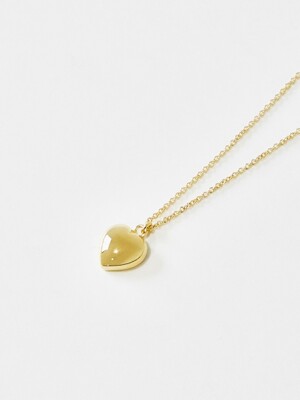 heart necklace (gold)