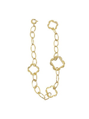 lace frame chain B (2) (Silver / Gold)