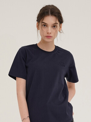 Shade cotton T shirt - Navy