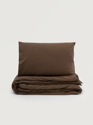 Cotton Duvet Cover (Brown)