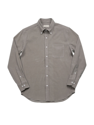047 Corduroy Button-down Shirts (Light Brown)
