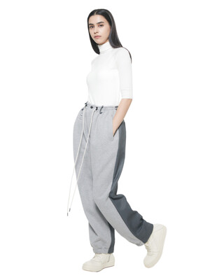 Drawstring Lounge Trousers Grey