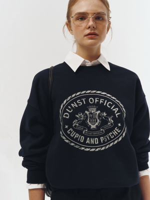 UNISEX CUPID CAMPUS SWEATSHIRT FRENCH NAVY_UDTS3A102N3