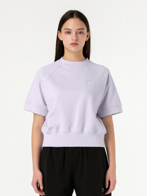 WOMEN`S CROPPED SWEAT-LAVENDER