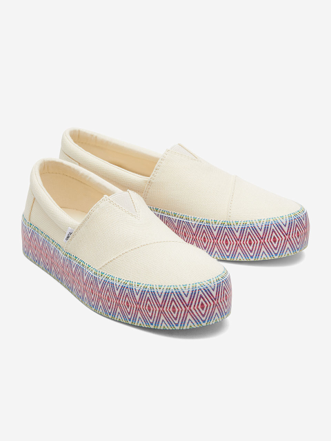 스니커즈,스니커즈 - 탐스 (TOMS) - 탐스 알파가타 피닉스 플랫폼 여성 슬립온 아이보리