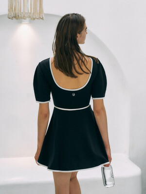 Puff Half Sleeve SwimSuit[LMBBSW101]-3color