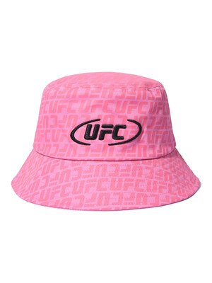 UFC 로고 모노그램 버킷햇 핑크 U2HWU1342PI