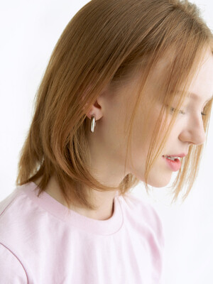 Dap bold small ring earring - 2type
