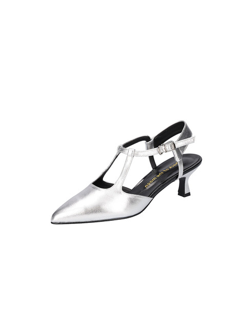 펌프스 - 백오브더문 (back of the moon) - Doi Pumps_Silver