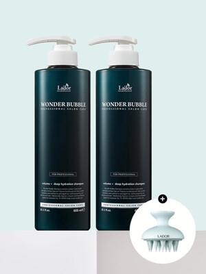 [2개세트] 원더버블 수분 샴푸 600ml+600ml