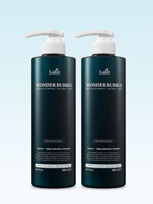 [2개세트] 원더버블 수분 샴푸 600ml+600ml