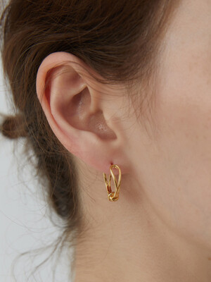 mini twist onetouch earring