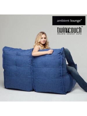 엠비언트라운지 Twin Couch - Blue Jazz(블루)