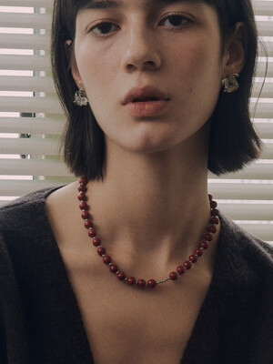 Red Jamstone necklace