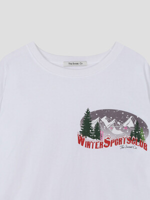 Winter Sports Club Tee (WHITE)