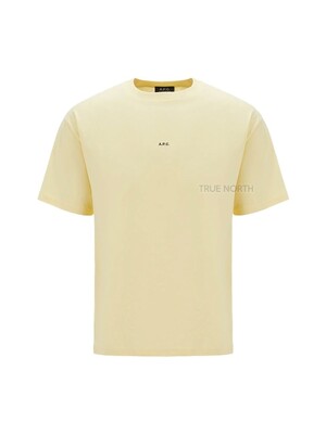 [아페쎄] 남성 COEIO H26929 DAB 미니 로고 반팔 티셔츠 옐로우