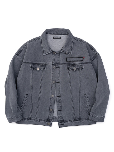 BLACKBLONDのBBD Dystopia Bleached Custom Basic Denim Jacket BBD Dystopia Bleached Custom Basic Denim Jacket (Black
