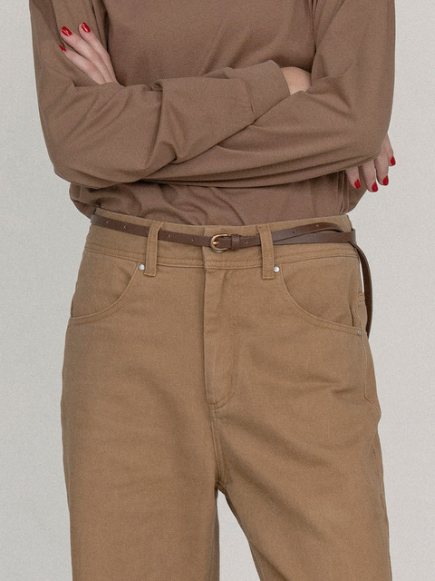 시야쥬 SIAC3055 씬벨트_Brown