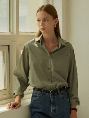 AUTUMN COTTON SHIRT (3colors)