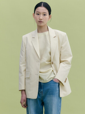 Over-fit Two Button Jacket