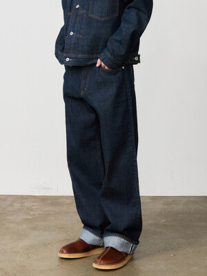 DEN0901 Deep-Indigo Selvedge [Extra Wide]