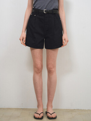 Twill Short Bermuda Pants_BLACK(WC25-PT06)