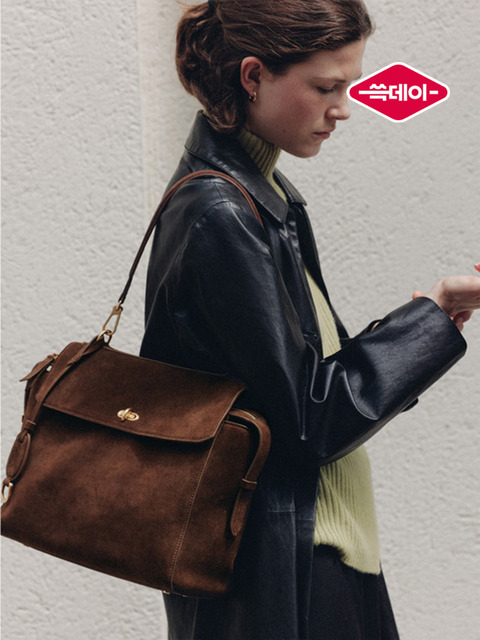드메리엘 [단독] Luna Satchel Bag Medium_3Colors