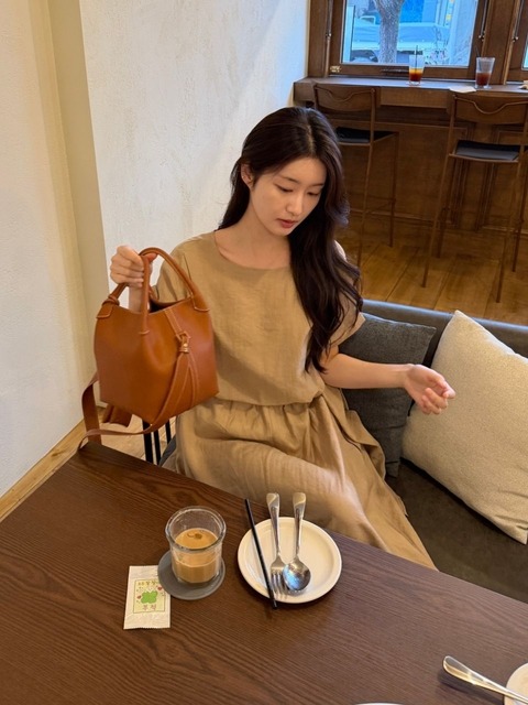 로로안코 [단독] Luna Small_CAMEL,BLACK