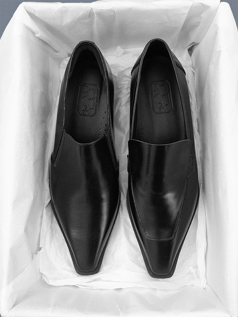 로치아 [단독]GRATEL loafer (Black_4cm)