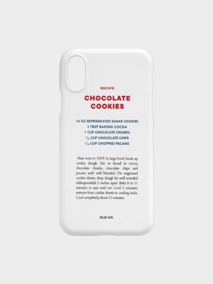 RECIPE Phone case - Chocolate cookies