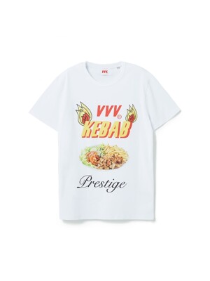 케밥 티셔츠-화이트