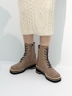 Point Square Line Toe Walker Boots