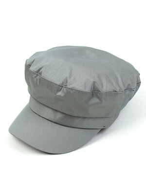 Cool Shiny Gray Marine Cap 샤이니볼캡