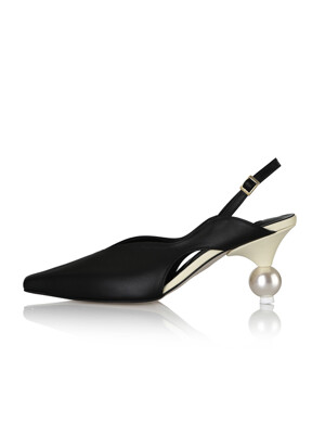 Doreen Slingbacks / 19RS-S377 / Black+Vanilla