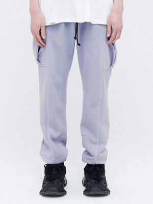 CARGO SWEATPANTS - WASHED PURPLE