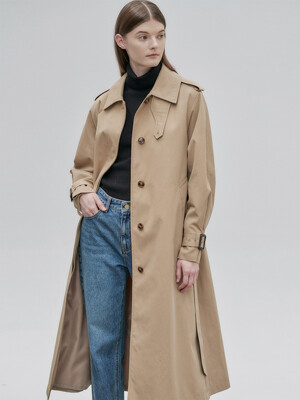 21FN single trench coat [BE]