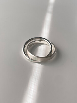 [silver925] matt & gloss ring