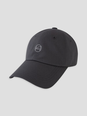BASEBALL CAP WITH EMBROIDERED LOGO (ANTHRACITE)