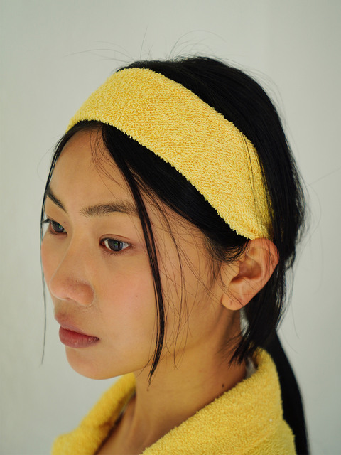 헤어액세서리,헤어액세서리 - 씨솔트씨 (sea.salt.sea) - terry hair band (yellow)