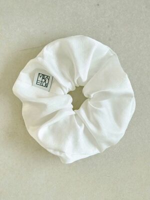 Bridal Glam Silk Schrunchie